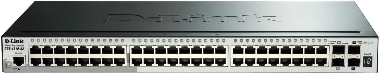 D-LINK DGS-1210-52MP Switch Smart 48 x 10/100/1000 PoE 370W 4 x SFP