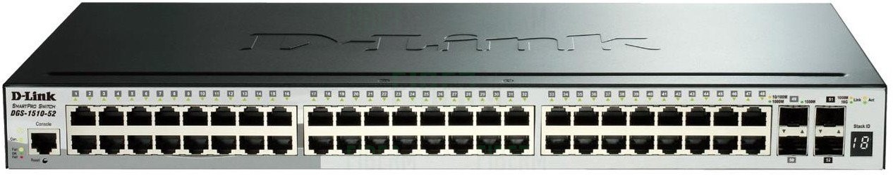 D-LINK DGS-1210-52MP Switch Smart 48 x 10/100/1000 PoE 370W 4 x SFP
