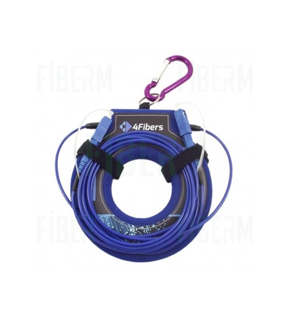 Cable de Lanzamiento OTDR 4Fibers SC/APC-SC/UPC 500m Fibra Monomodo G652D