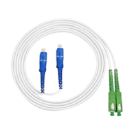 FIBERM Patchcord SC/APC-SC/UPC 2m Single Mode Duplex włókno G657A 2,0mm PVC