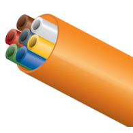 DuraPack Wiązka / pakiet mikrorurek cieńkościennych HDPE 7 x fi 12/10mm w rurze jednościennej do instalacji bezpośrednio w ziemi