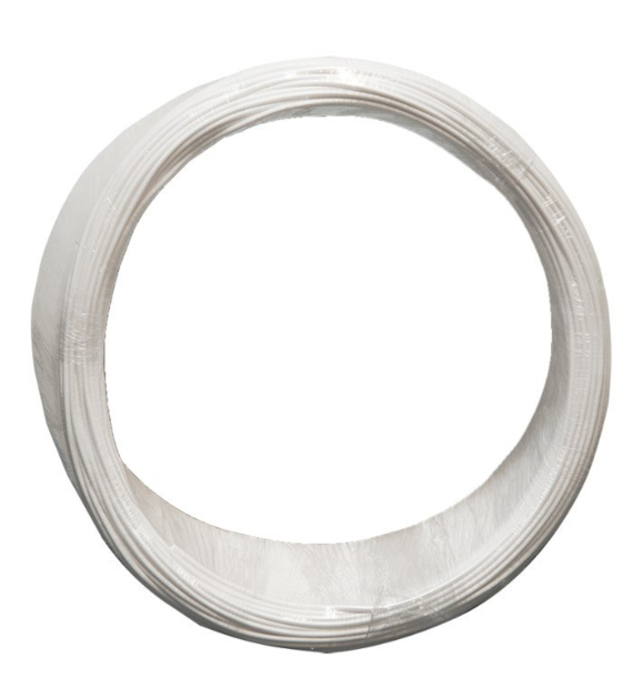 Tuba abonencka biała z pilotem, 5/3,5mm, krążek 400 metrów