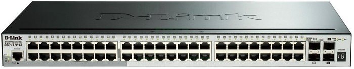 D-LINK DGS-1510-52 - Spravovaný Switch 48 x 10/100/1000 2 x SFP 2 x SFP+
