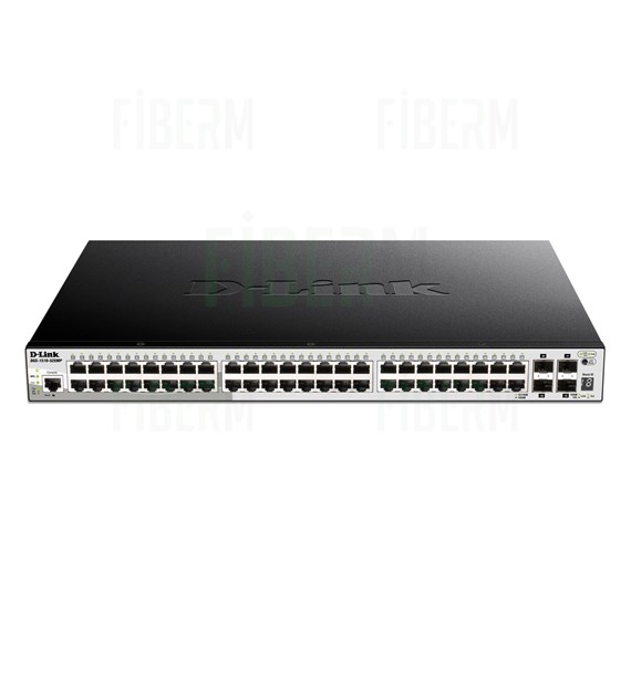D-LINK DGS-1510-52XMP Switch Zarządzalny 48 x 10/100/1000 PoE 4 x SFP+