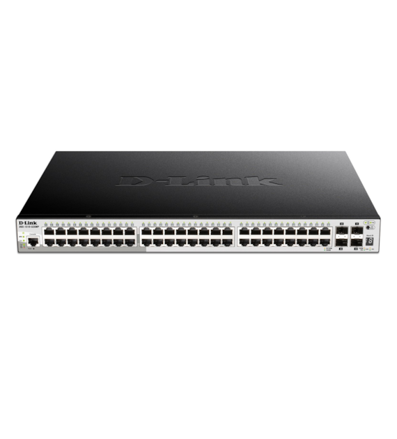 D-LINK DGS-1510-52XMP Switch Zarządzalny 48 x 10/100/1000 PoE 4 x SFP+