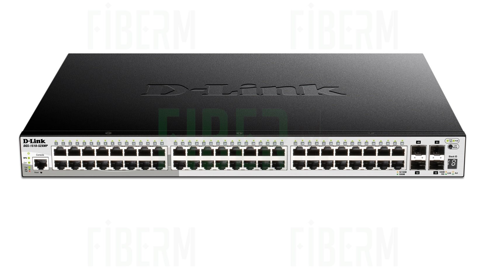 D-LINK DGS-1510-52XMP - Managed Switch 48 x 10/100/1000 PoE 4 x SFP+