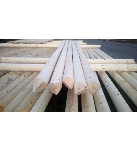 Słup drewniany pojedynczy impregnowany 8,5m