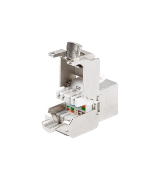 LANBERG Moduł Keystone Gniazdo Beznarzędziowy RJ45->LSA CAT7 180st