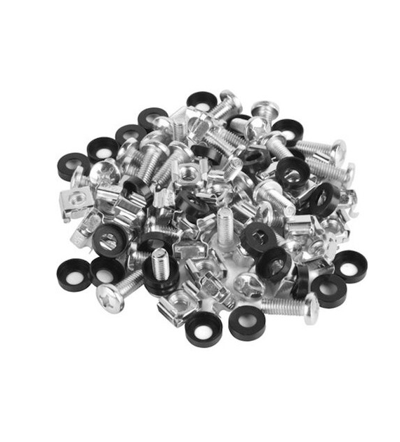 Śruba montażowa M6 do szafy rack 19'' - komplet 20 śrub