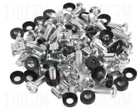 M6 Mounting Screw for 19'' Rack - Set of 20 Screws