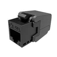 SOLARIX Keystone samozaciskowy CAT6 UTP RJ45 czarny SOL-SXKJ-6-UTP-BKSA