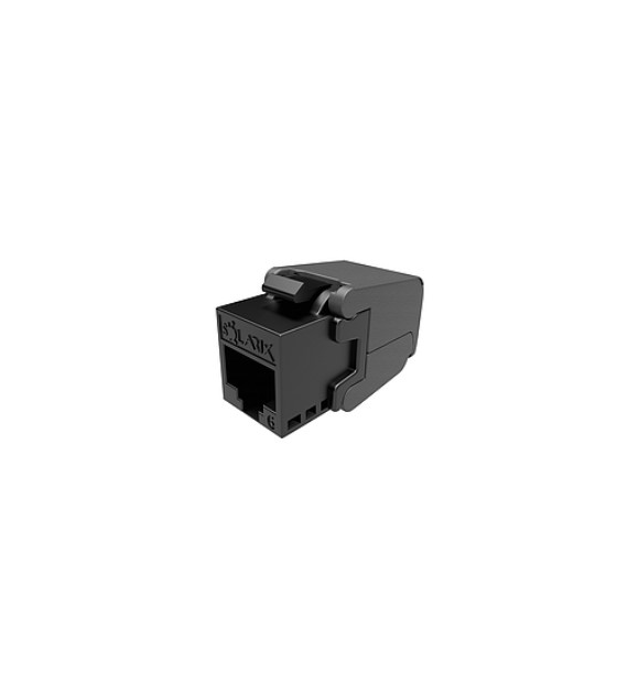 SOLARIX Keystone samozaciskowy CAT6 UTP RJ45 czarny SOL-SXKJ-6-UTP-BKSA