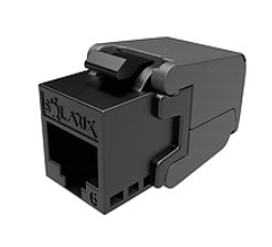 SOLARIX Keystone samozaciskowy CAT6 UTP RJ45 czarny SOL-SXKJ-6-UTP-BKSA