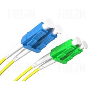 FIBERM LC/APC-LC/UPC 2m Jednovidový Duplex Fiber G.652D Patchcord