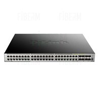 D-LINK DGS-3630-52PC/SI Switch Zarządzalny 44 x 10/100/1000 PoE 370W 4 x SFP+ 4 x SFP