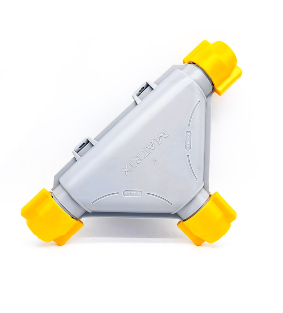 MATRIX Trójnik T do rury 40mm,rozgałęzienie rurociągu HDPE