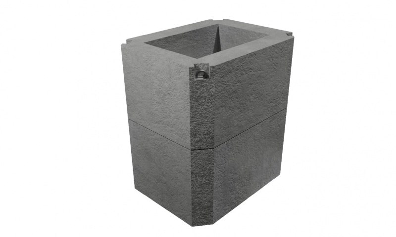 Studnia kablowa SKMP-3 dwuelementowa/dwuczęściowa Klasa B125 + rama + pokrywa pełna