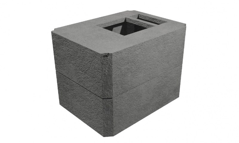 Studnia kablowa SKSA dwuelementowa/dwuczęściowa Klasa B125 + rama + pokrywa pełna