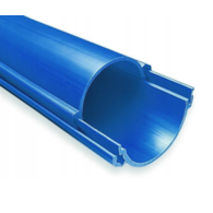 Rura HDPE dzielona fi 82 mm kolor niebieski, odcinek 3m