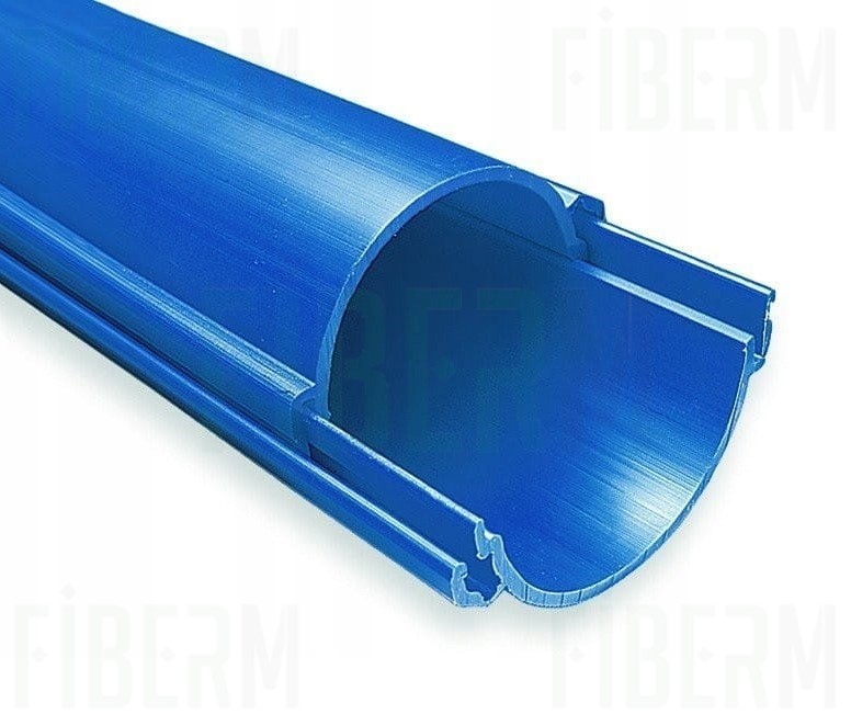 Rura HDPE dzielona fi 82 mm kolor niebieski, odcinek 3m