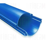 Tubo segmentato HDPE fi 56 mm blu, lunghezza 3 m