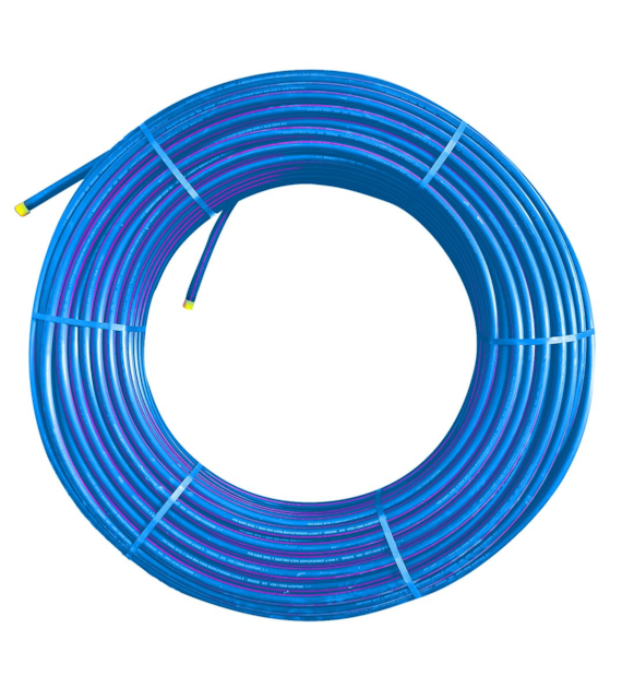 Rura RHDPEwp-DL fi 40mm niebieska z czerwonym paskiem krążek 250m