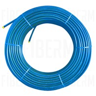 Tubo RHDPEwp-DL fi 40 mm blu con fascia verde, bobina 250 m