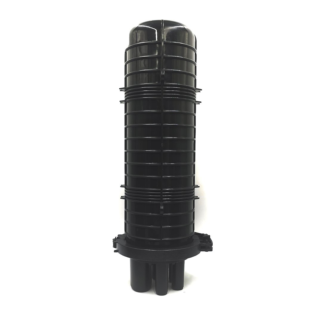 FIBERM Mufa światłowodowa 96J 4xIN 1x OVAL zestaw z 1x Tacka FSTR-Z3 (max. 4 tacki)