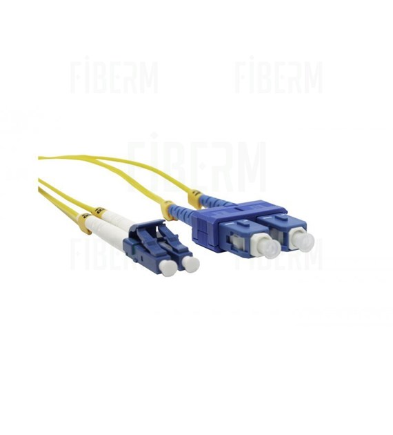 FIBERM GOLD Multipatchcord na kablu LSOH 4x SC/UPC - 4x LC/UPC 150m Single Mode włókno G652D w peszlu uniepalonym