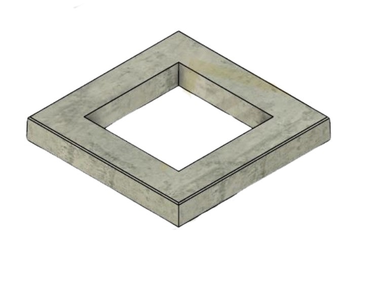 Pierścień podwyższający do studni SK1 w klasie wytrzymałości B125