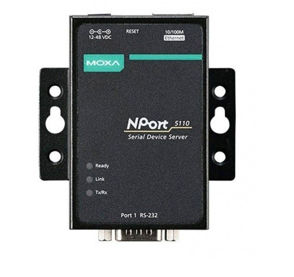 MOXA NPort 5110 Serwer portów szeregowych, 1x RS-232