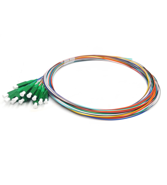 Pigtail LC/APC 1,5m Single Mode G657A1 Easy Strip Loose Tube 12 koloróww