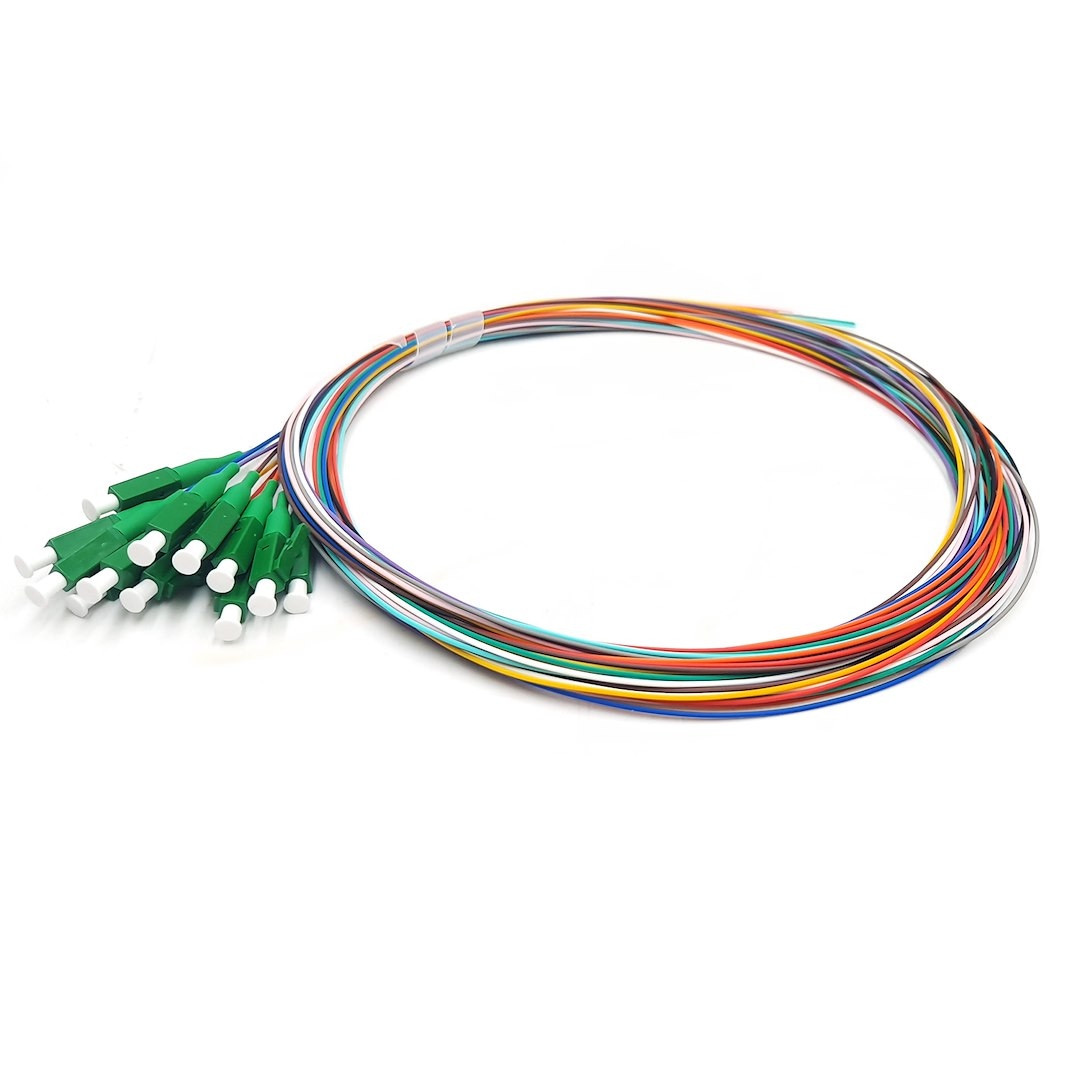 Pigtail LC/APC 1,5m Single Mode G657A1 Easy Strip Loose Tube 12 koloróww