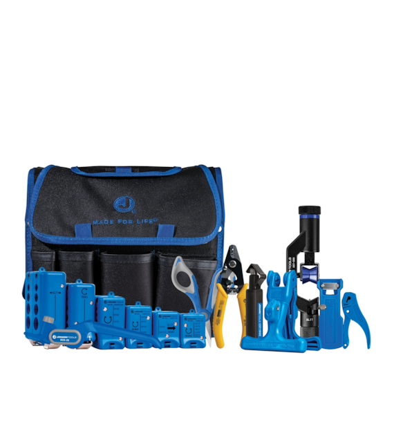 Jonard Tools Zestaw narzędzi do cięcia i pierścieniowania kabli światłowodowych 15 w 1