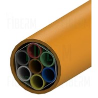 Microcondotto HDPE con pacchetto 7 x FI 12/10mm in tubo protettivo da 44mm per sepoltura diretta