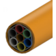 Wiązka / pakiet mikrorurek HDPE 7 x FI 12/10mm w rurze osłonowej 44mm do instalacji bezpośrednio w ziemi