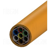 Microcondotto HDPE con pacchetto 7 x FI 10/8mm in tubo protettivo da 40mm per sepoltura diretta