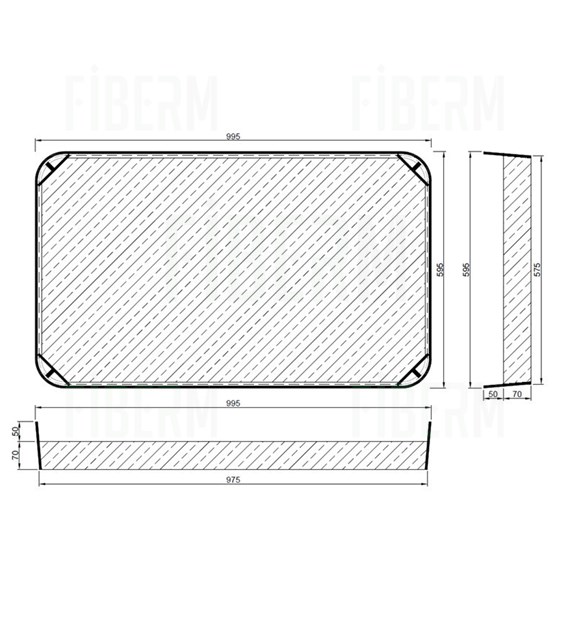 Rama ciężka klasy B125 do studni SKR-1 do wypełenienia