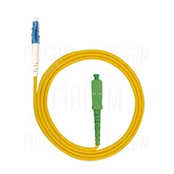 FIBERM Patchcord SC/APC-LC/UPC 5m Single Mode Simplex włókno G657A2 3,0mm PVC