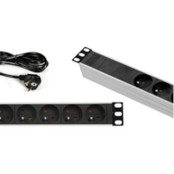 6-vtiščna Podaljšek 2m, Ohišje iz Aluminija 19 