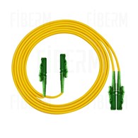FIBERM Patchcord E2000/APC-E2000/APC 2m Single Mode Duplex, włókno G657A2