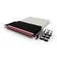 PATCHBOX® ONE zestaw 24 kaset Cat.6a (STP, Czerwony, 0.8m / 8RU)