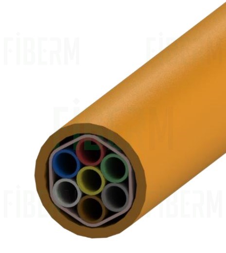Wiązka / pakiet mikrorurek HDPE 4 x FI 12/10mm w rurze osłonownej 40mm do instalacji bezpośrednio w ziemi