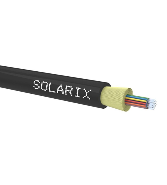 SOLARIX kabel światłowodowy DROP1000 24J średnica 3,9mm (pakowany w bębny 2km) SXKO-DROP-1-OS-LSOH