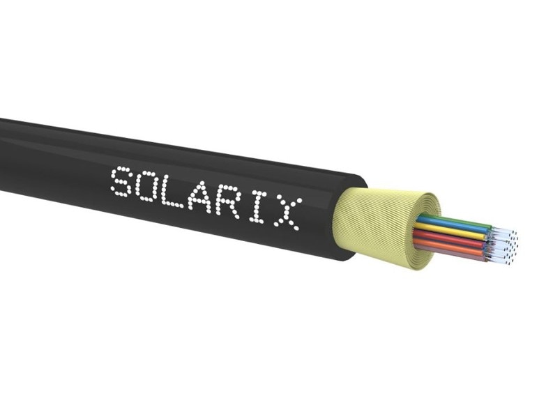 SOLARIX kabel światłowodowy DROP1000 24J średnica 3,9mm (pakowany w bębny 2km) SXKO-DROP-1-OS-LSOH