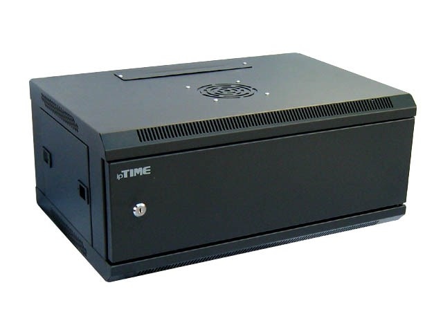 ipTIME Szafa RACK 19` wisząca 4U głębokość 400mm czarna