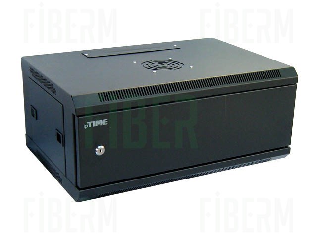 ipTIME 19  Rack Cabinet 4U Κρεμαστό Βάθος 400mm Μαύρο