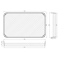 Rama ciężka klasy B125 do studni SK-1 do wypełenienia