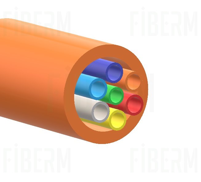 Wiązka / pakiet mikrorurek HDPE 7 x FI 10/6mm do instalacji bezpośrednio w ziemi