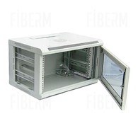Armario para Rack ipTIME 19  6U profundidad colgante 400mm puerta de cristal gris